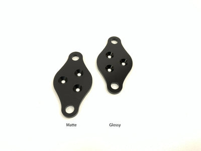 2 Hole AMPS Ball Mount - Glossy ICS FAB