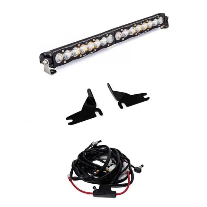 2019 Chevy Silverado S8 Grille Mount with 20" S8 LED Light Bar - Wheel Every Weekend