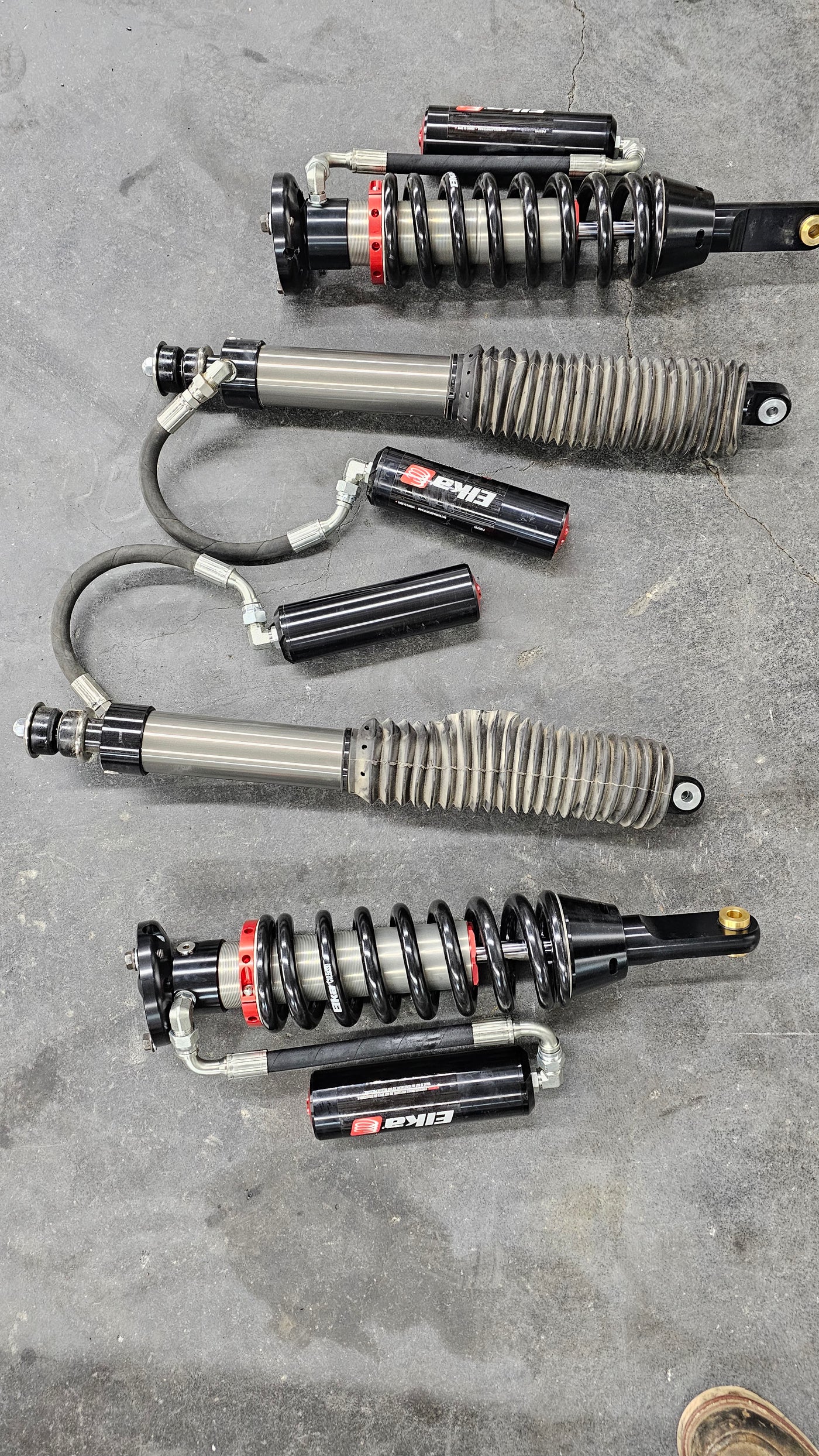 Elka 2.5 Coilover/rear shocks for 0-2" lift 05+ tacoma (used)