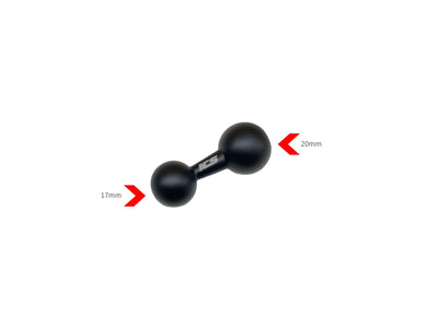 20mm to 17mm double Ball Mount ICS FAB