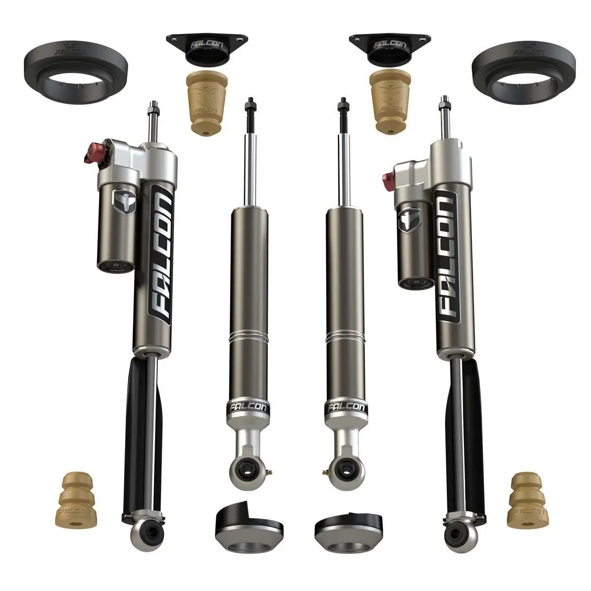 Falcon Shocks 2005+ Toyota Tacoma Falcon Sport Tow/Haul 2" Lift Shock Absorber System - Wheel Every Weekend