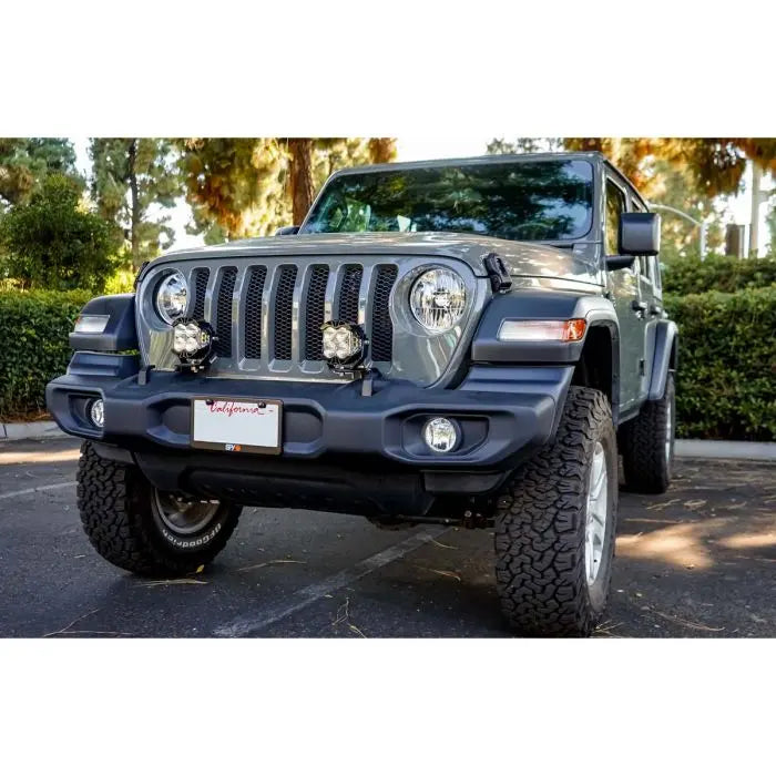 Dual LP4 / LP6 LED Auxiliary Light Kit for Jeep JL / JT with Plastic Bumpers - Wheel Every Weekend