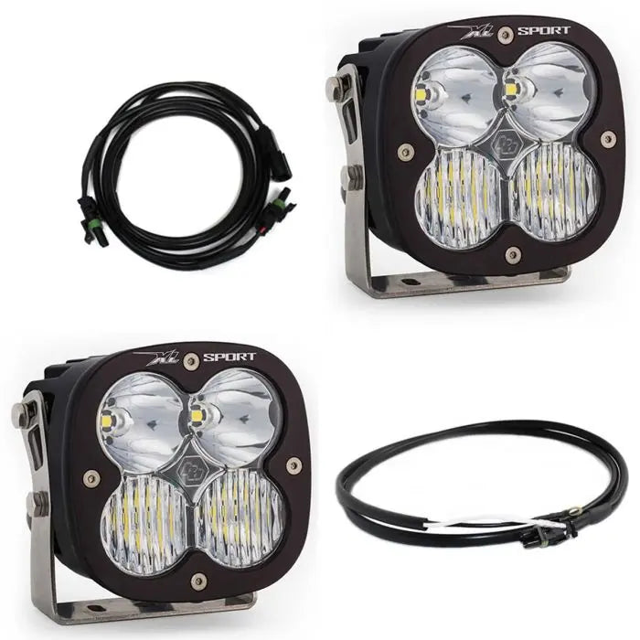 Dual XL LED Auxiliary Light Kit for Jeep JL / JT with Steel Bumpers - Wheel Every Weekend