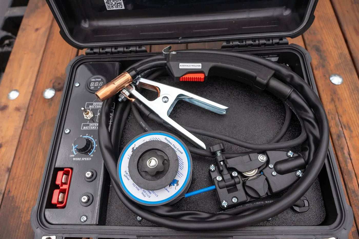 Karnage Welder Full Kit (Includes Karnage Welder with Kold Tip Circuit + Karnage Kables + NOCO Genius5+12V Male Cigarette Plug) - Wheel Every Weekend