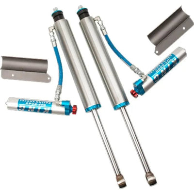 King 2.5 Dia. Rear Remote Reservoir Shocks for 89-97 Land Cruiser 80 - Wheel Every Weekend