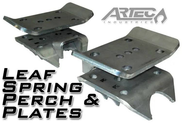 3-Inch Leaf Spring Plates For Ford Trucks - Heavy Duty Zinc Plated Steel, Made In USA