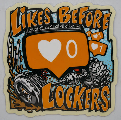 Likes Before Lockers Sticker - Wheel Every Weekend
