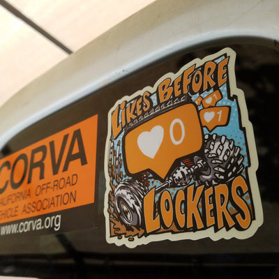 Likes Before Lockers Sticker - Wheel Every Weekend