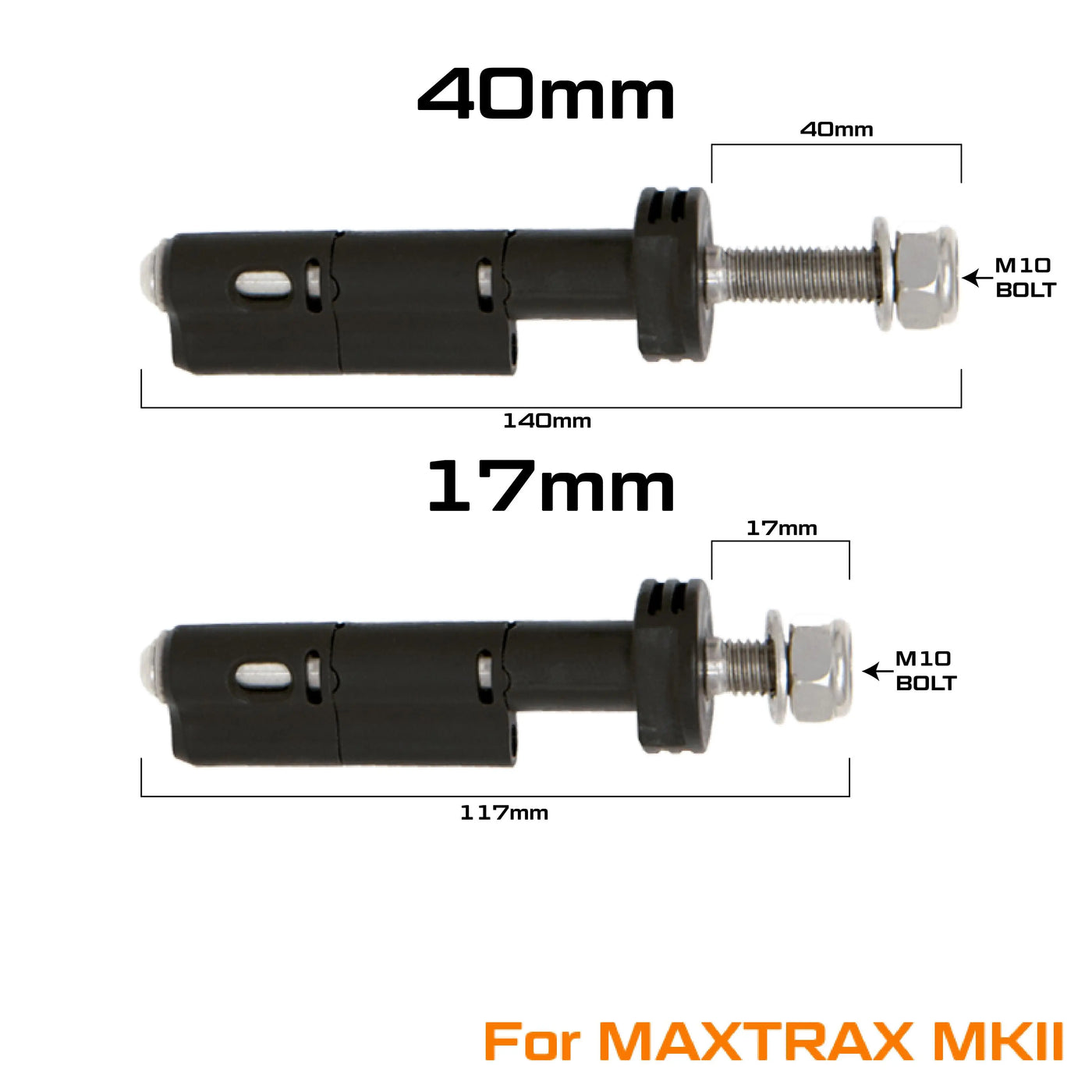 MAXTRAX MKII Mounting Pins - Wheel Every Weekend