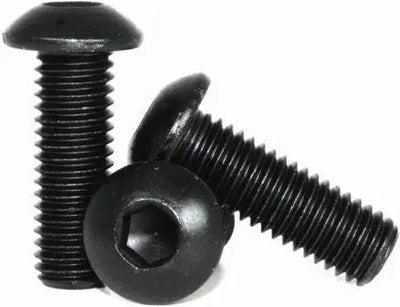 Button Head Hex, 1/4"-20 screws w/Nylon lock nuts (pack of four) - Wheel Every Weekend