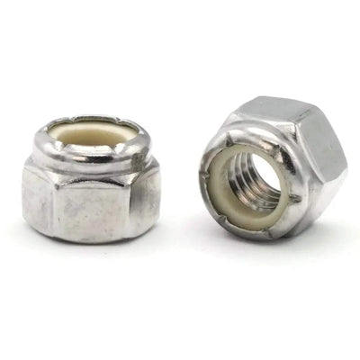 Button Head Hex, 1/4"-20 screws w/Nylon lock nuts (pack of four) - Wheel Every Weekend