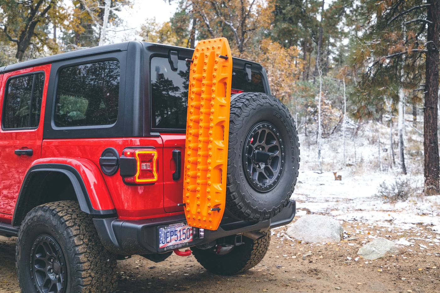 Overland Kitted Spare Tire Accessory Bracket - Wheel Every Weekend