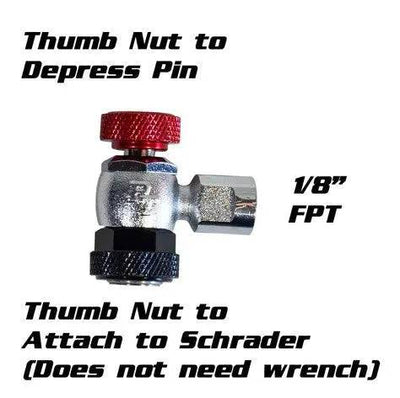 PT Shock Chuck™ - No Air Loss Tire and Shock Chuck for Hi-Pressure Applications - 1000 PSI WP PowerTank