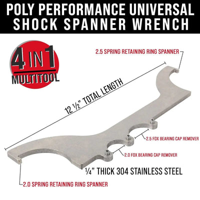 Poly Performance Universal Shock Spanner Wrench Poly Performance