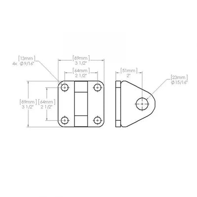 Trail-Gear D-Ring Mounts - Wheel Every Weekend