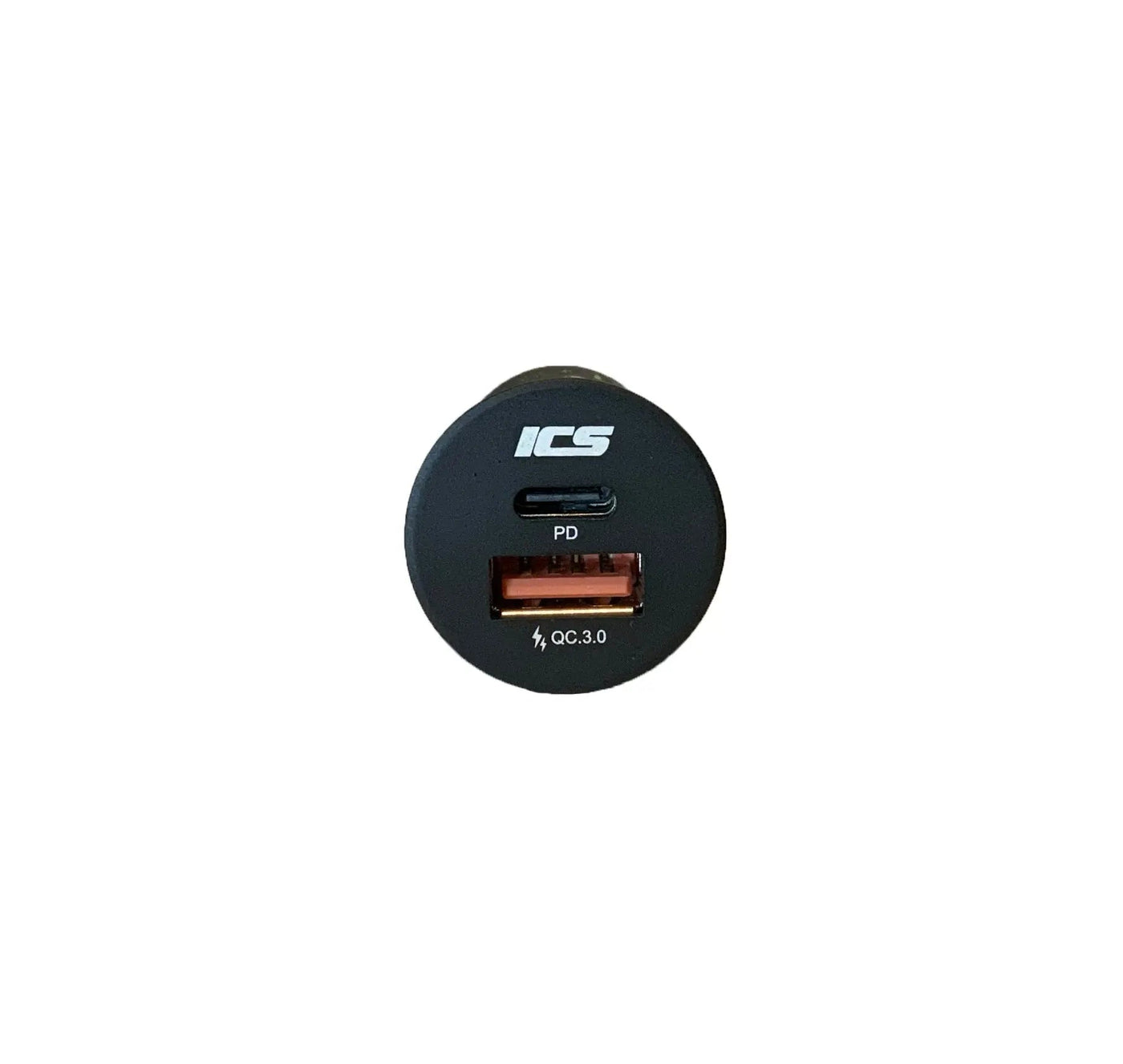 ICS QC 3.0/USB C Dual port 12V Socket Charger ICS FAB
